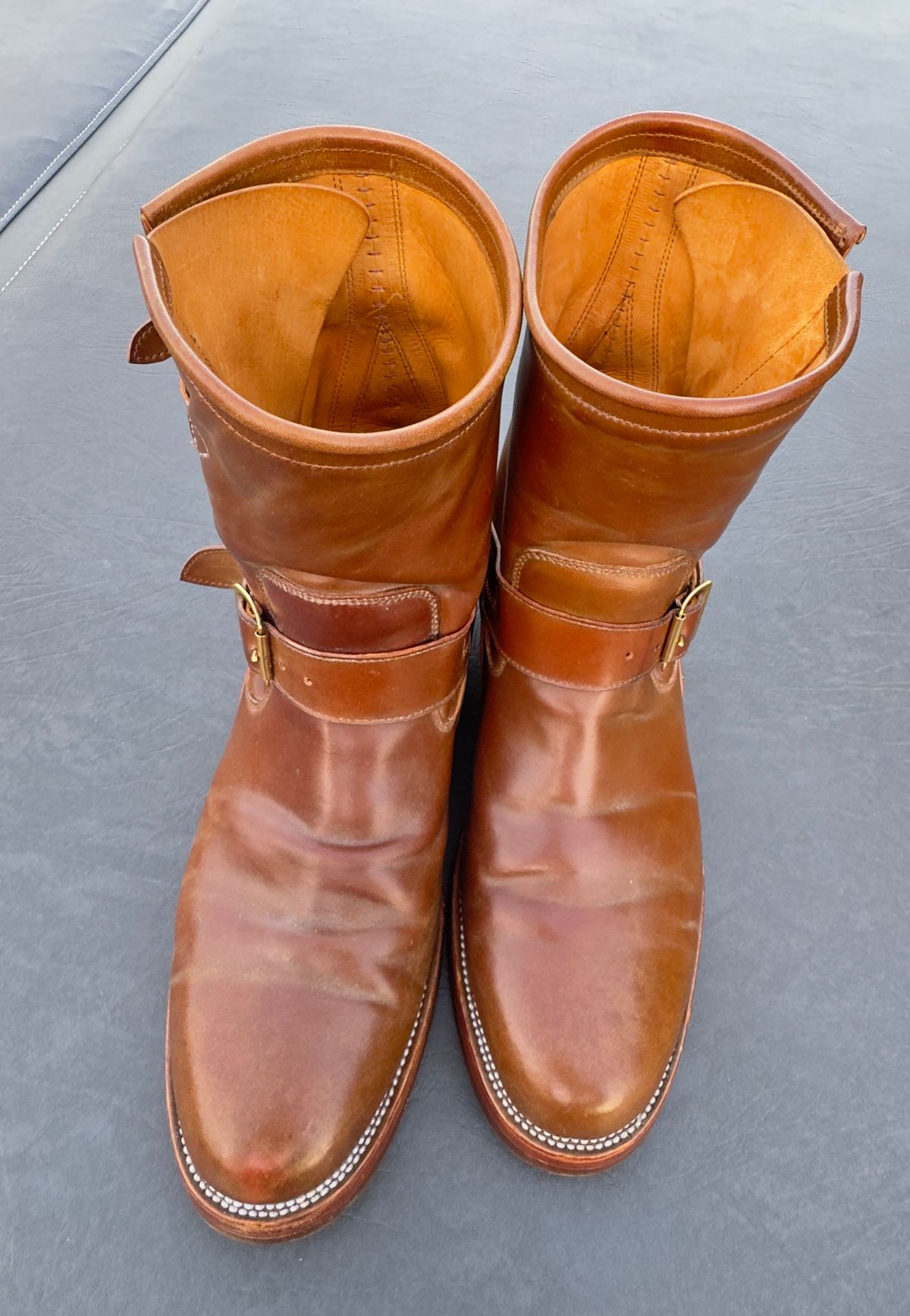 Photo by BamaBoyinTx on January 5, 2026 of the Renav ENG - 1506 in Shinki Color #2 Shell Cordovan.