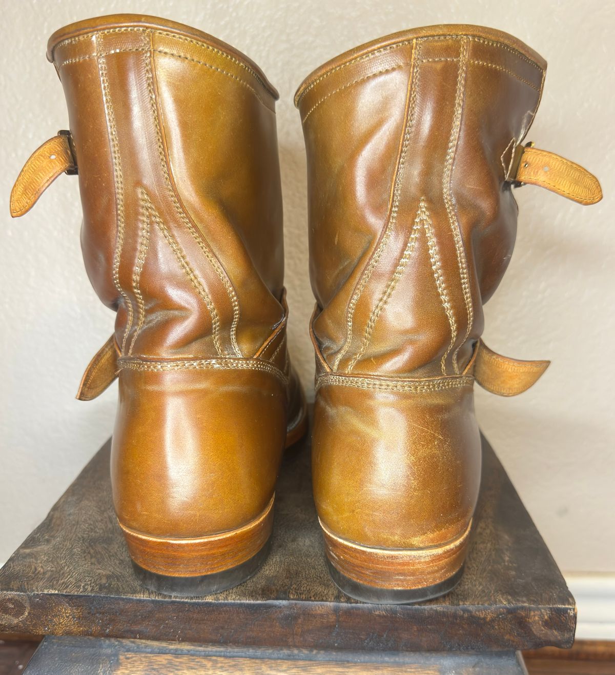 Photo by BamaBoyinTx on February 6, 2026 of the Renav ENG - 1506 in Shinki Color #2 Shell Cordovan.