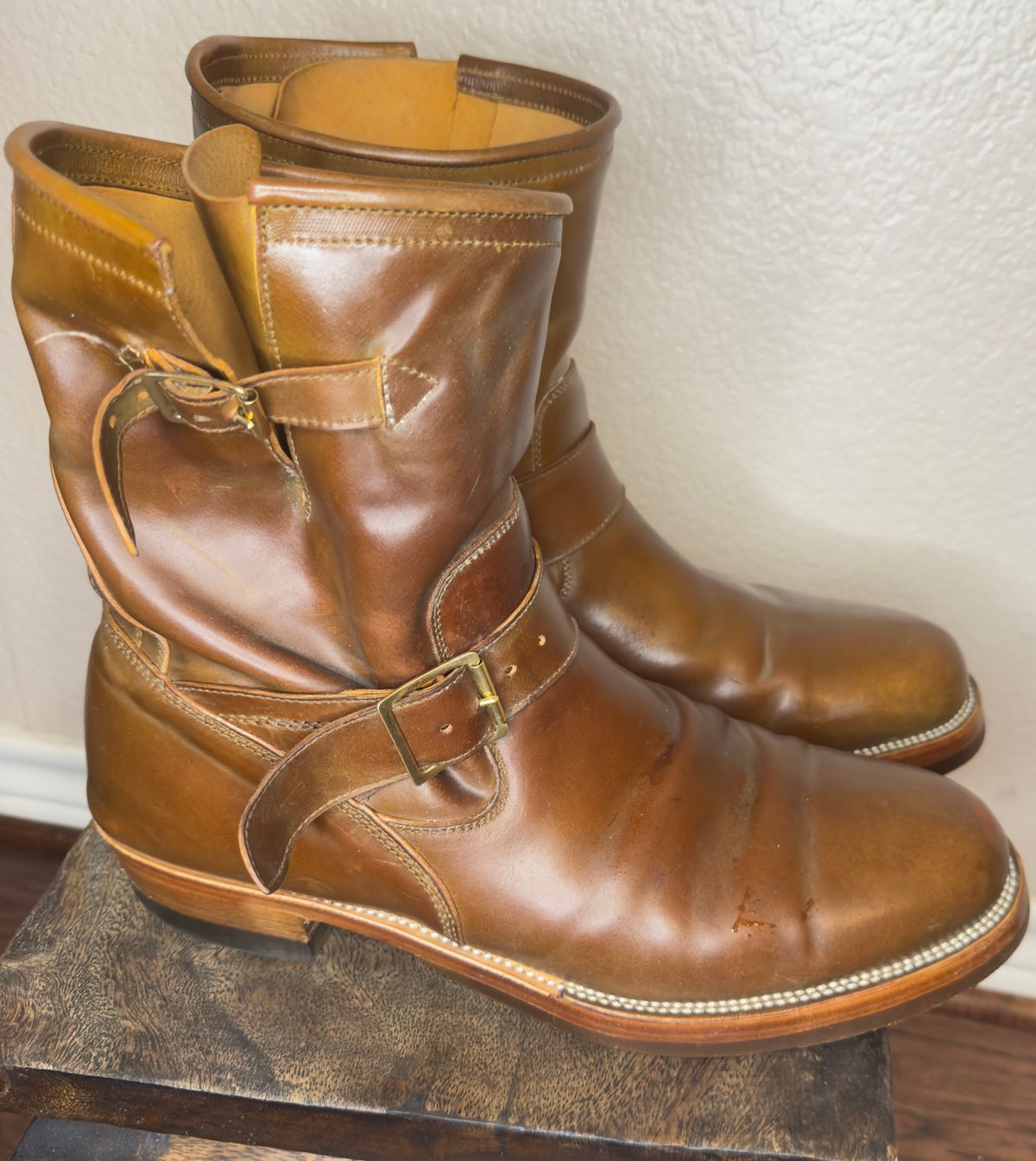 Photo by BamaBoyinTx on February 6, 2026 of the Renav ENG - 1506 in Shinki Color #2 Shell Cordovan.