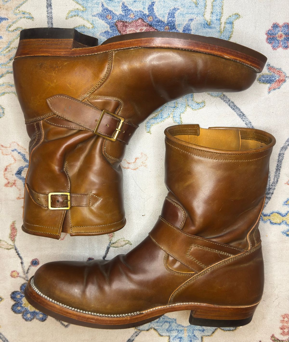 Photo by BamaBoyinTx on February 6, 2026 of the Renav ENG - 1506 in Shinki Color #2 Shell Cordovan.