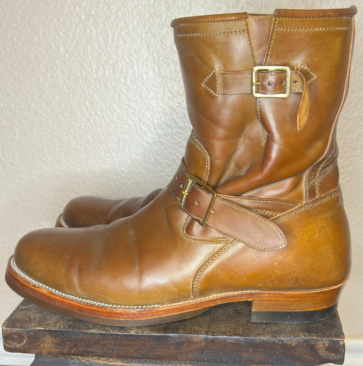 Photo by BamaBoyinTx on February 6, 2026 of the Renav ENG - 1506 in Shinki Color #2 Shell Cordovan.