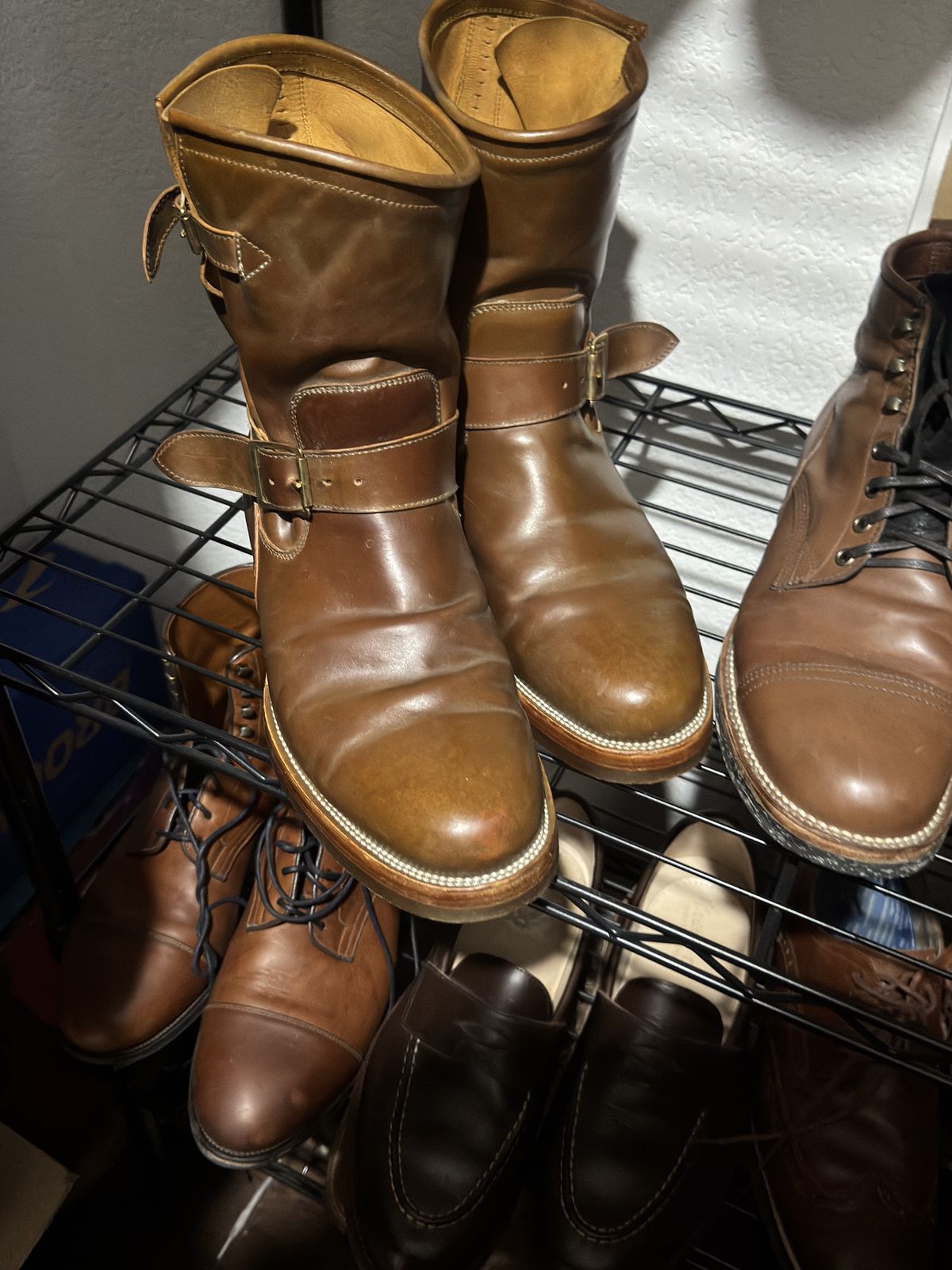 Photo by BamaBoyinTx on February 26, 2026 of the Renav ENG - 1506 in Shinki Color #2 Shell Cordovan.