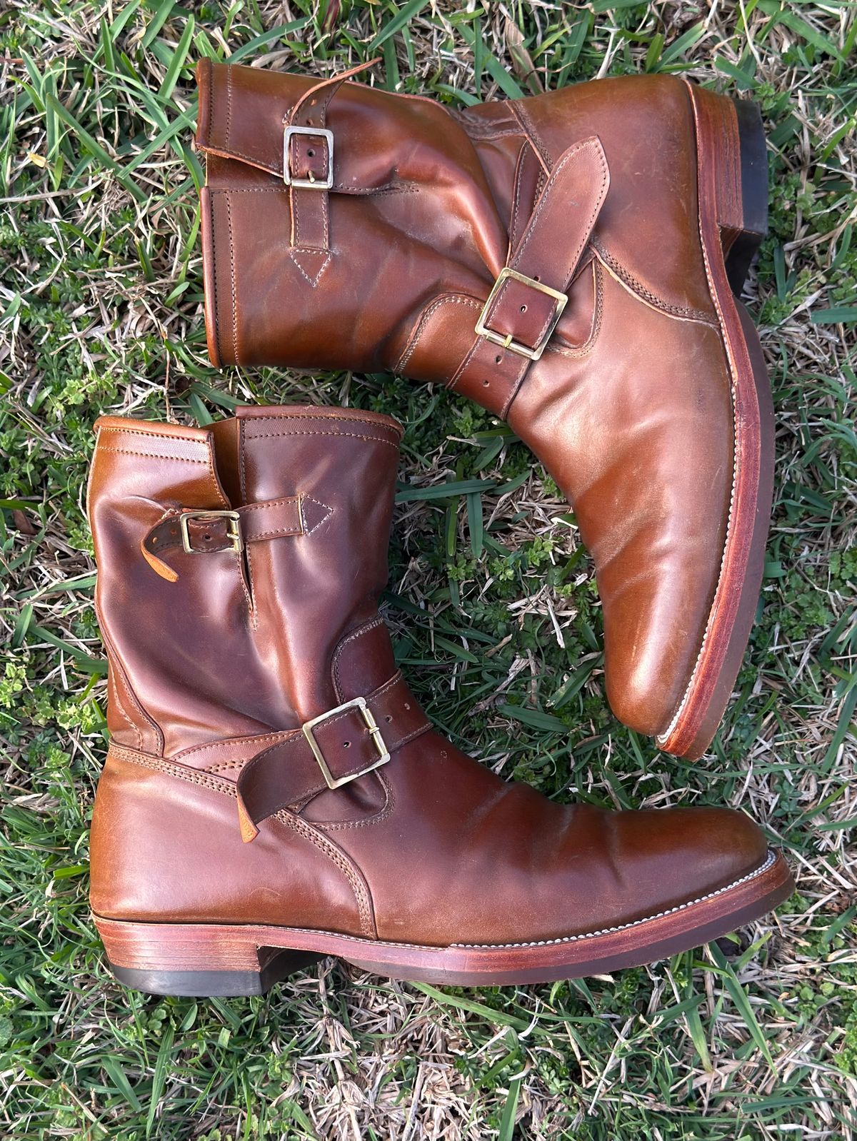 Photo by BamaBoyinTx on March 5, 2026 of the Renav ENG - 1506 in Shinki Color #2 Shell Cordovan.