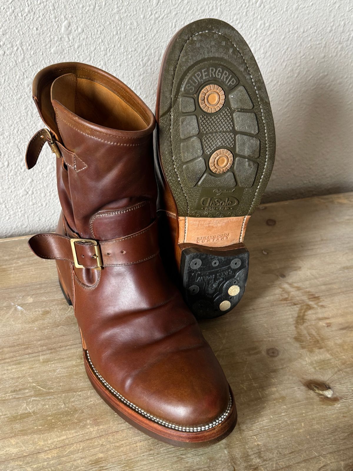 Photo by BamaBoyinTx on April 5, 2026 of the Renav ENG - 1506 in Shinki Color #2 Shell Cordovan.