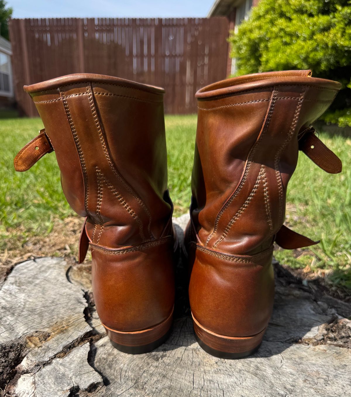 Photo by BamaBoyinTx on April 5, 2026 of the Renav ENG - 1506 in Shinki Color #2 Shell Cordovan.