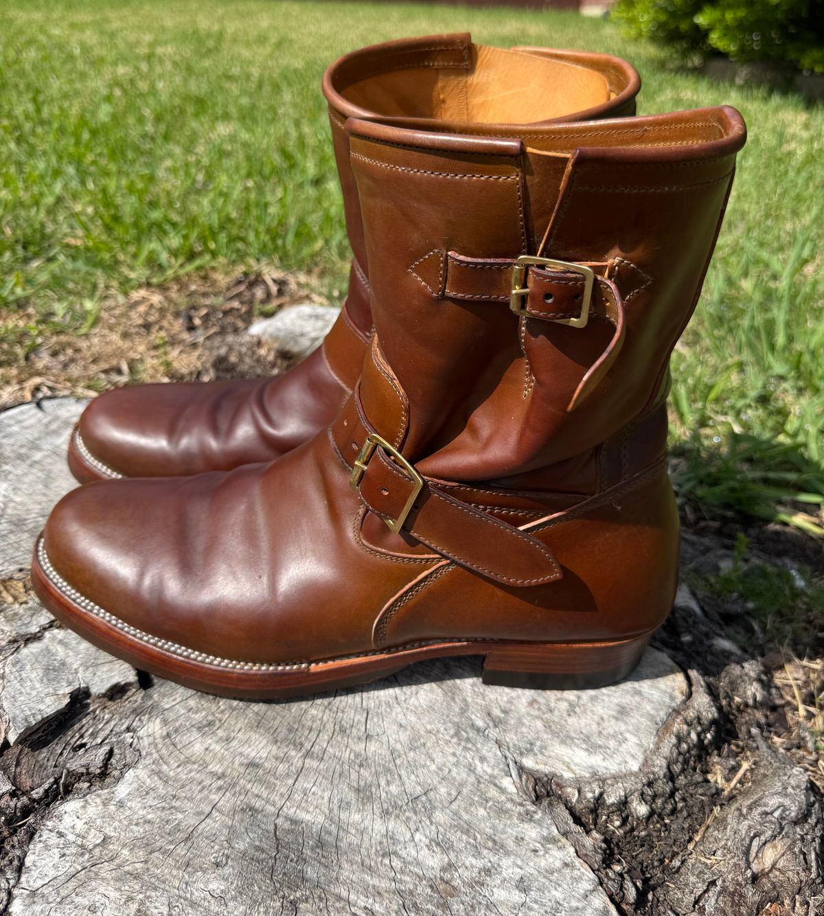 Photo by BamaBoyinTx on April 5, 2026 of the Renav ENG - 1506 in Shinki Color #2 Shell Cordovan.