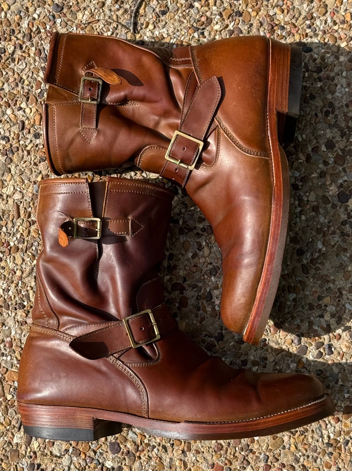 Photo by BamaBoyinTx on April 5, 2026 of the Renav ENG - 1506 in Shinki Color #2 Shell Cordovan.