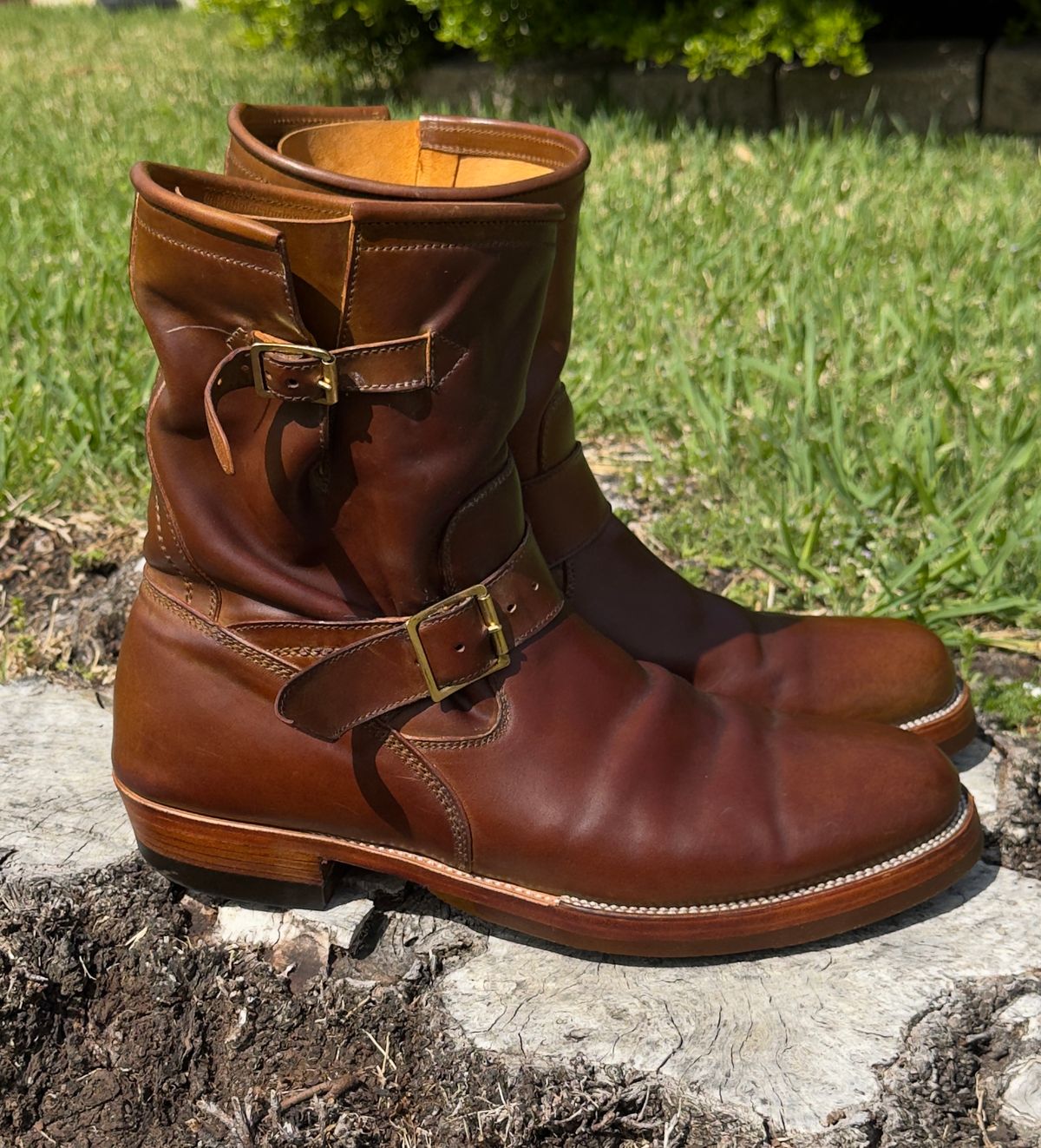 Photo by BamaBoyinTx on April 5, 2026 of the Renav ENG - 1506 in Shinki Color #2 Shell Cordovan.