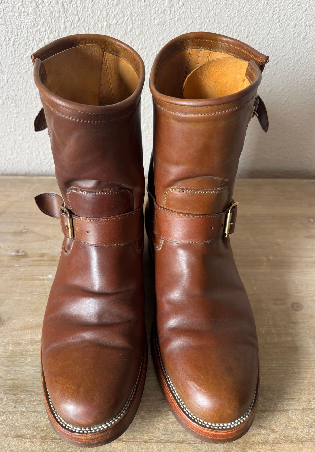 Photo by BamaBoyinTx on April 5, 2026 of the Renav ENG - 1506 in Shinki Color #2 Shell Cordovan.