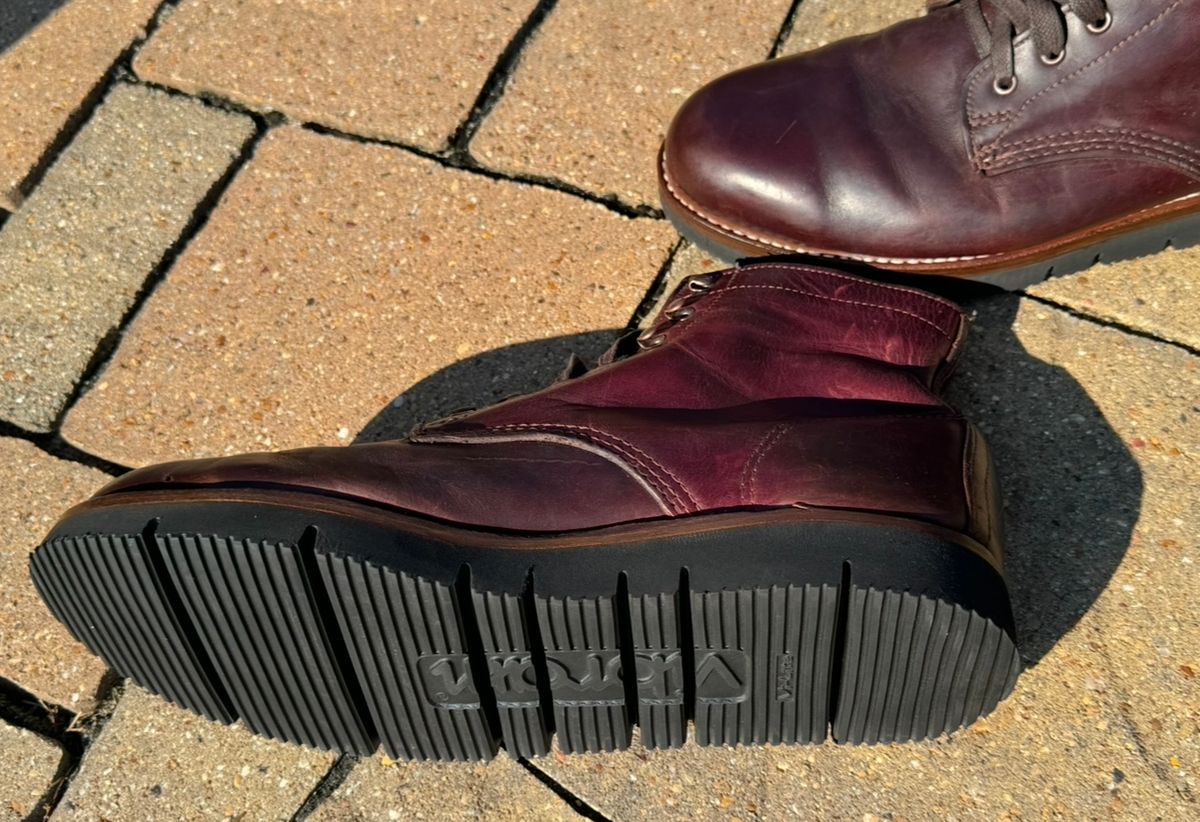 Photo by BamaBoyinTx on January 7, 2025 of the Wolverine 1000 Mile in Horween Color 8 Chromexcel.