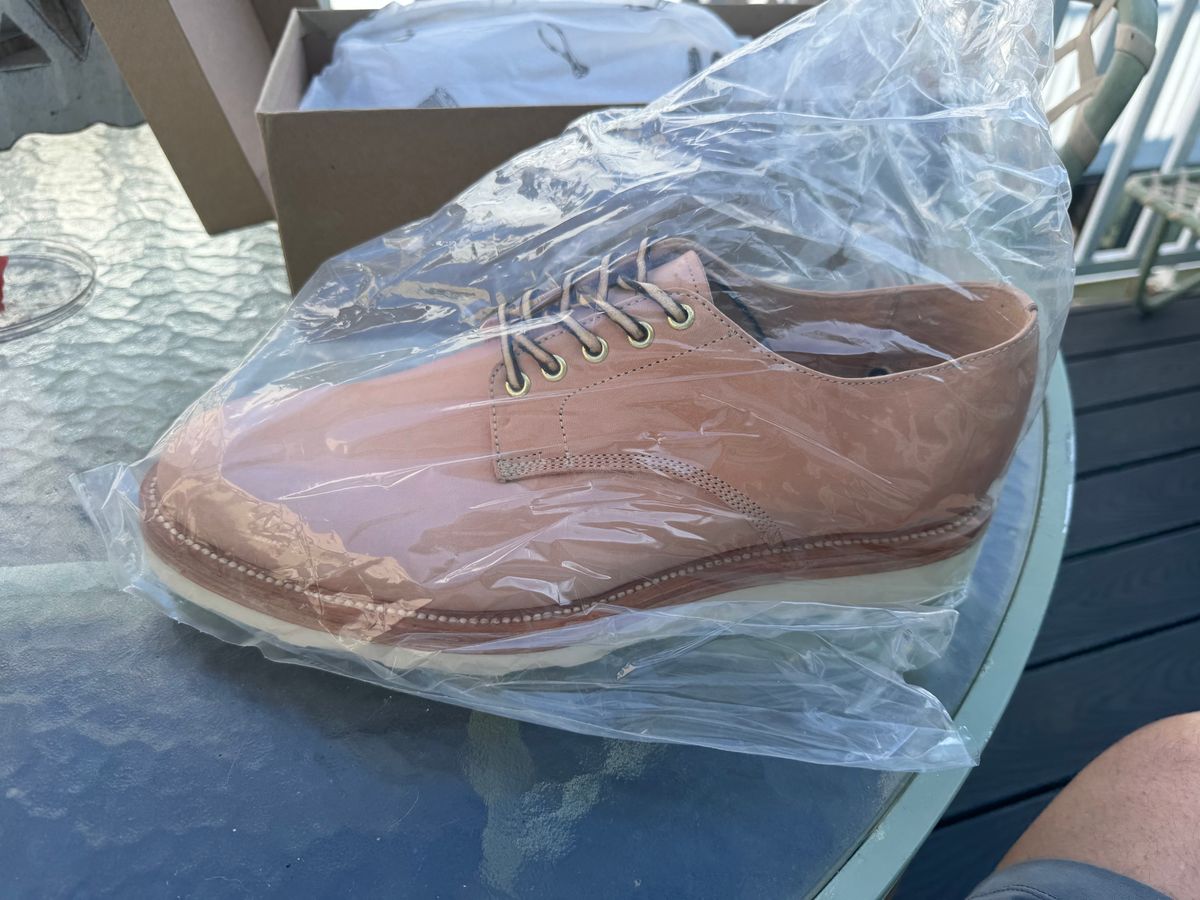 Photo by BamaBoyinTx on August 10, 2024 of the Unmarked DBS in Unmarked / Oiled Veg Tan.