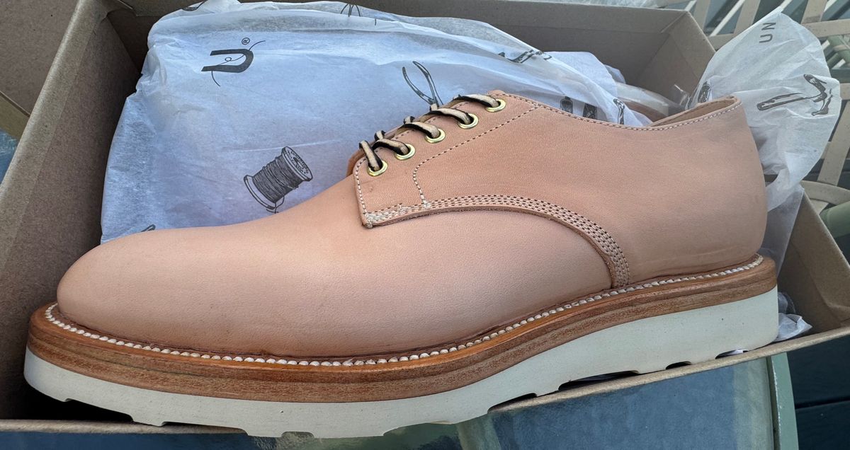 Photo by BamaBoyinTx on August 10, 2024 of the Unmarked DBS in Unmarked / Oiled Veg Tan.