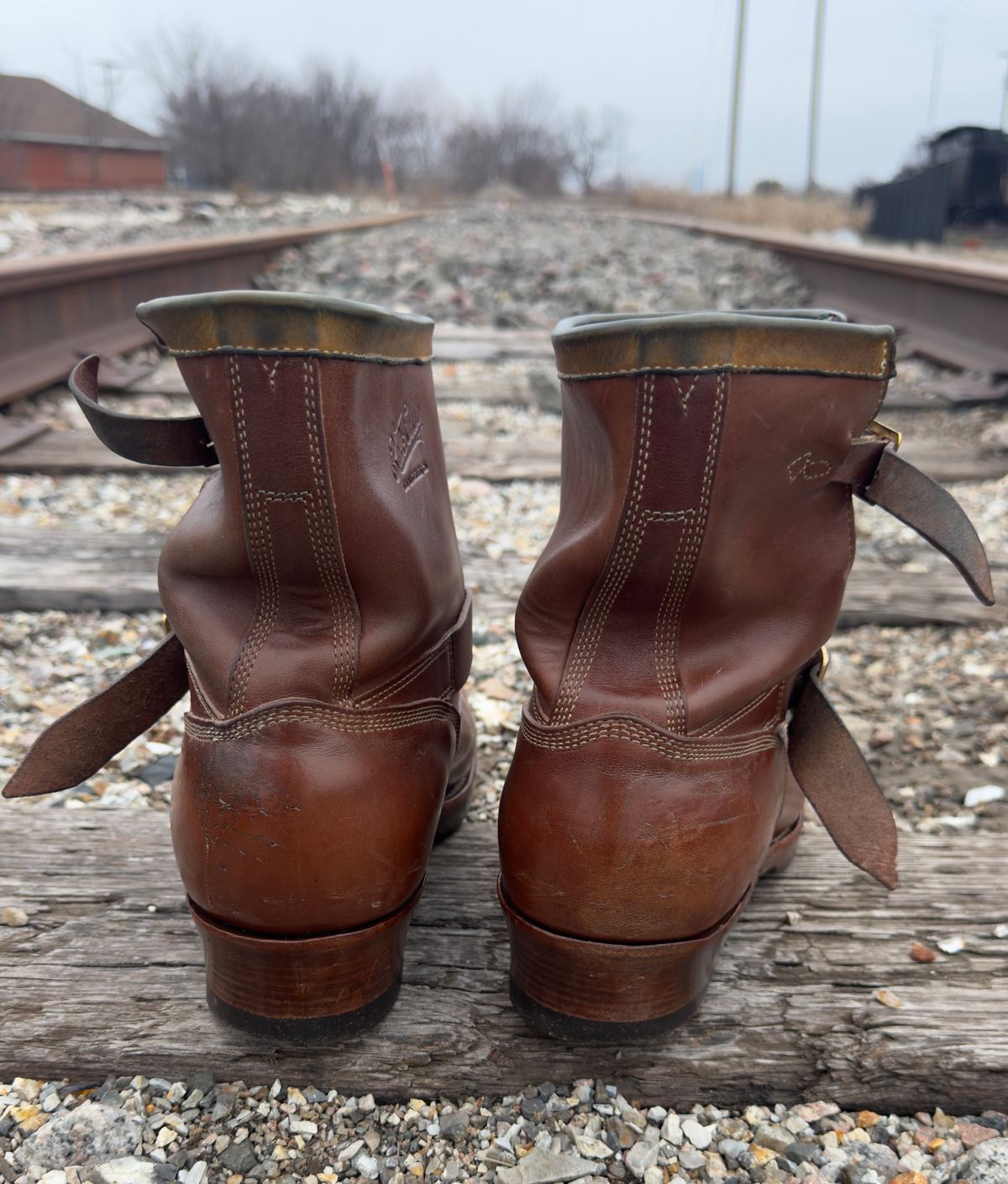 Photo by BamaBoyinTx on February 4, 2025 of the Role Club Engineer Boots in Maryam Toscanello TPR Horsebutt.