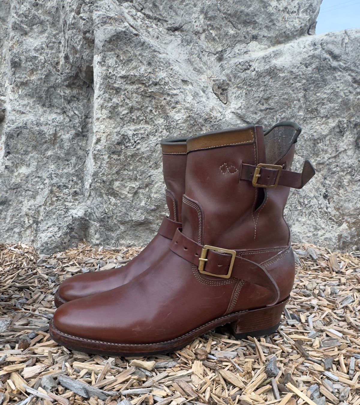 Photo by BamaBoyinTx on March 3, 2025 of the Role Club Engineer Boots in Maryam Toscanello TPR Horsebutt.