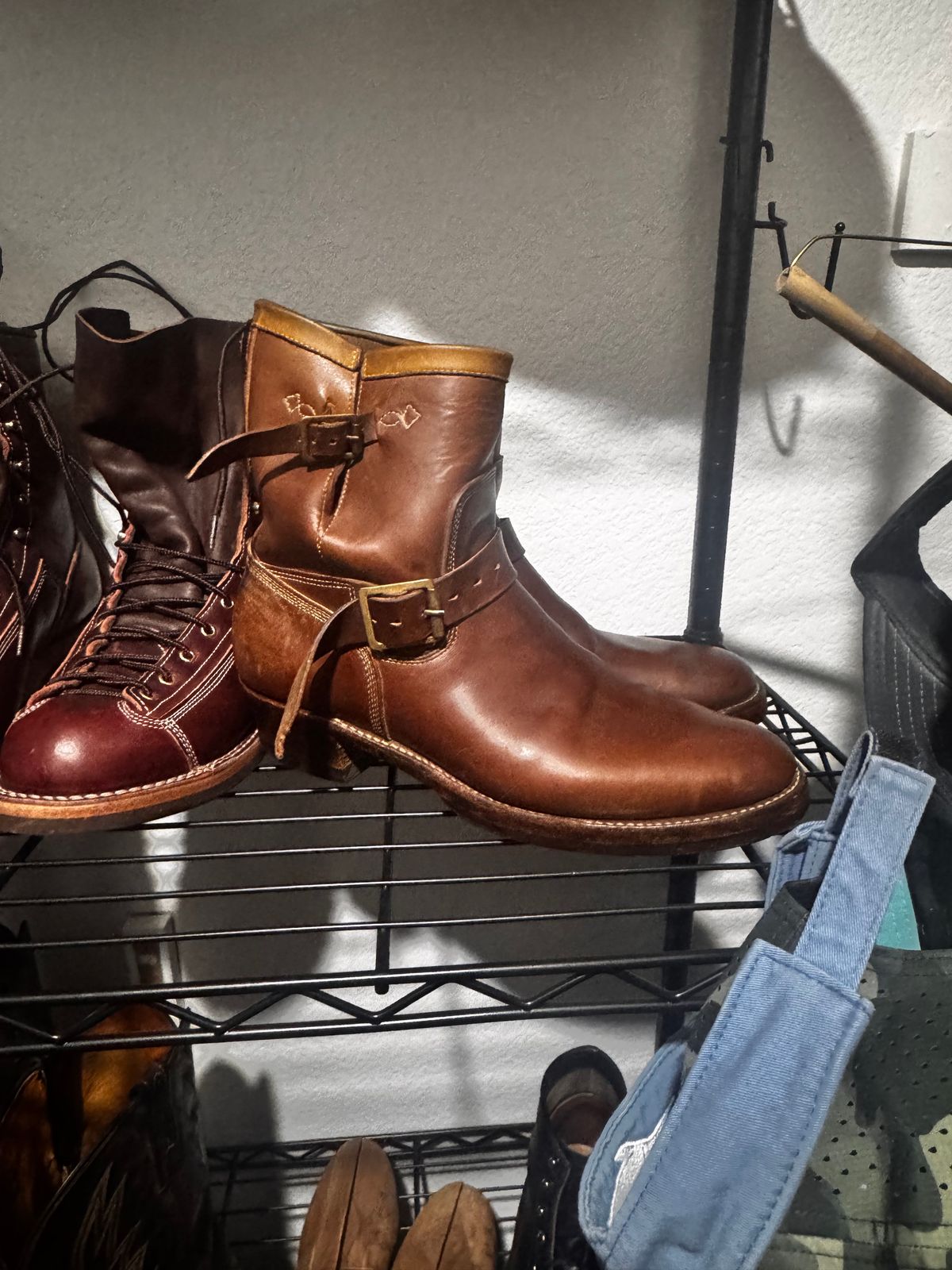Photo by BamaBoyinTx on July 6, 2025 of the Role Club Engineer Boots in Maryam Toscanello TPR Horsebutt.