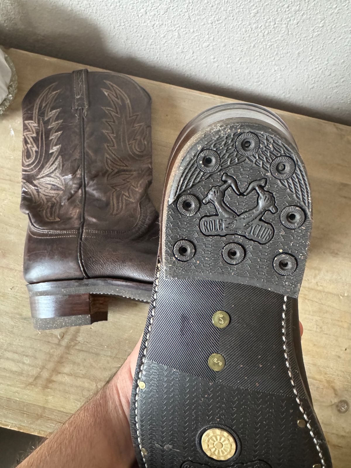 Photo by BamaBoyinTx on May 2, 2025 of the Lucchese 1883 in Lucchese Mad Dog Goat - Chocolate.