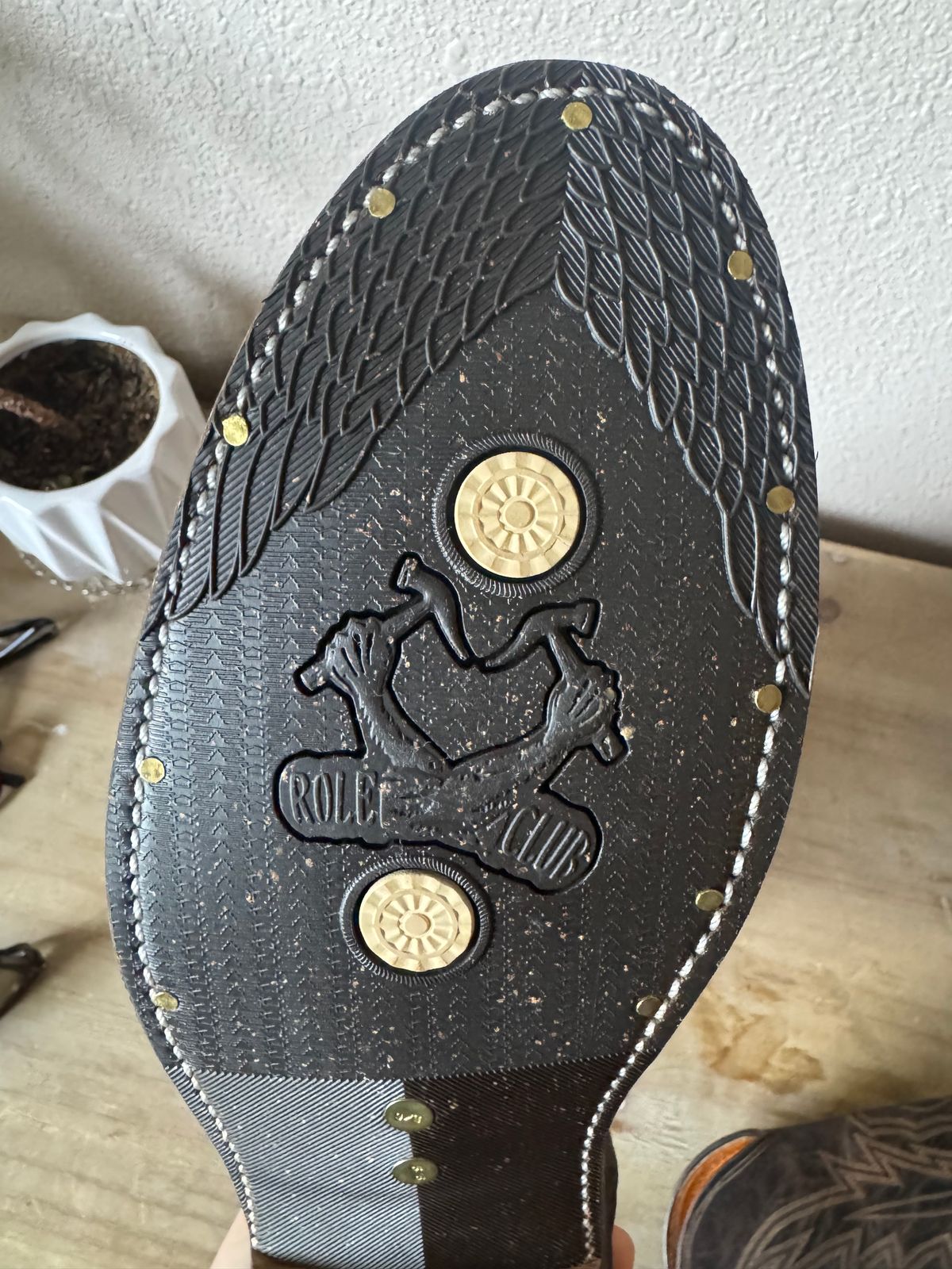 Photo by BamaBoyinTx on May 2, 2025 of the Lucchese 1883 in Lucchese Mad Dog Goat - Chocolate.