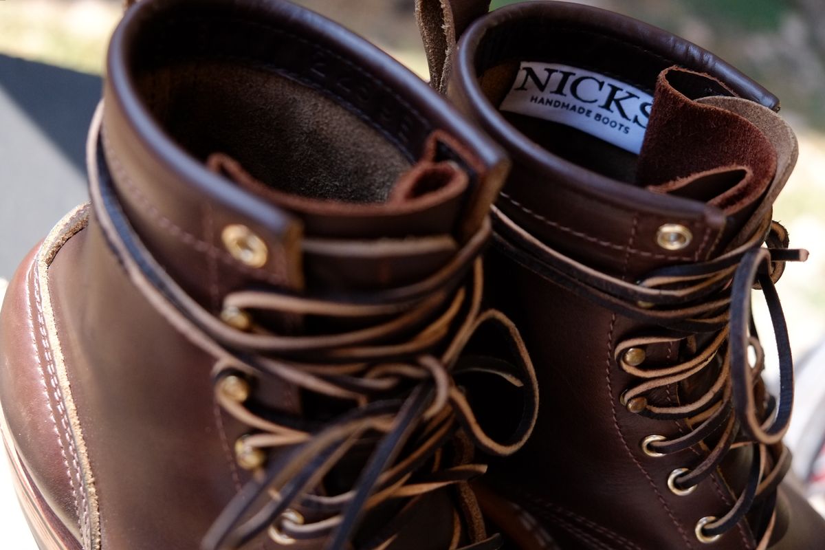 Photo by lurk on January 13, 2013 of the Nicks Robert in Horween Brown Chromexcel.