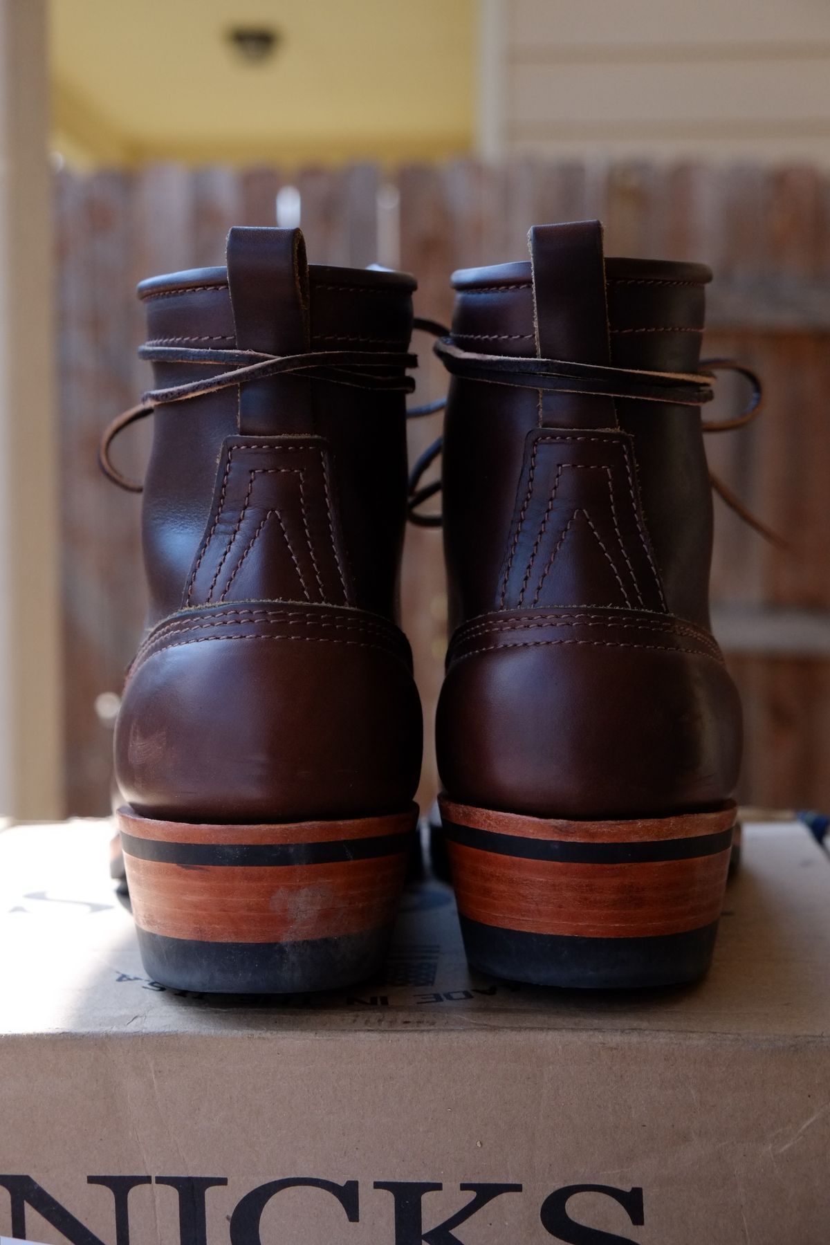 Photo by lurk on January 13, 2013 of the Nicks Robert in Horween Brown Chromexcel.