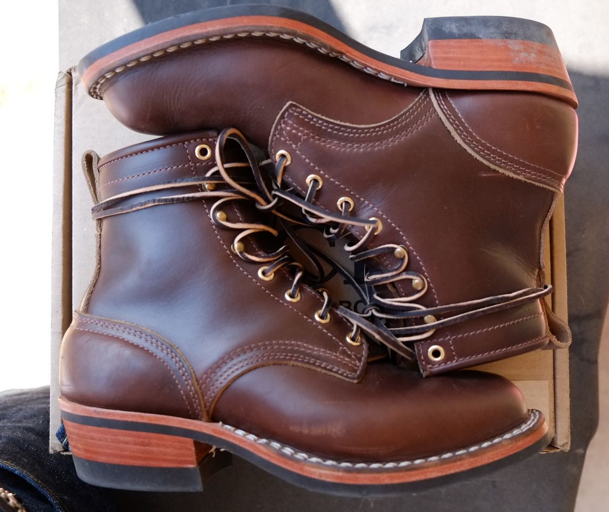 Photo by lurk on January 13, 2013 of the Nicks Robert in Horween Brown Chromexcel.