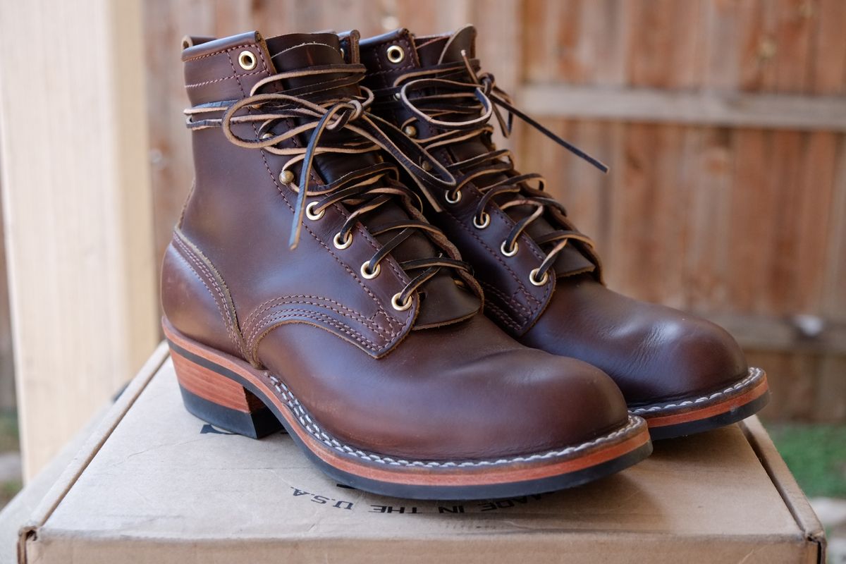Photo by lurk on January 13, 2013 of the Nicks Robert in Horween Brown Chromexcel.