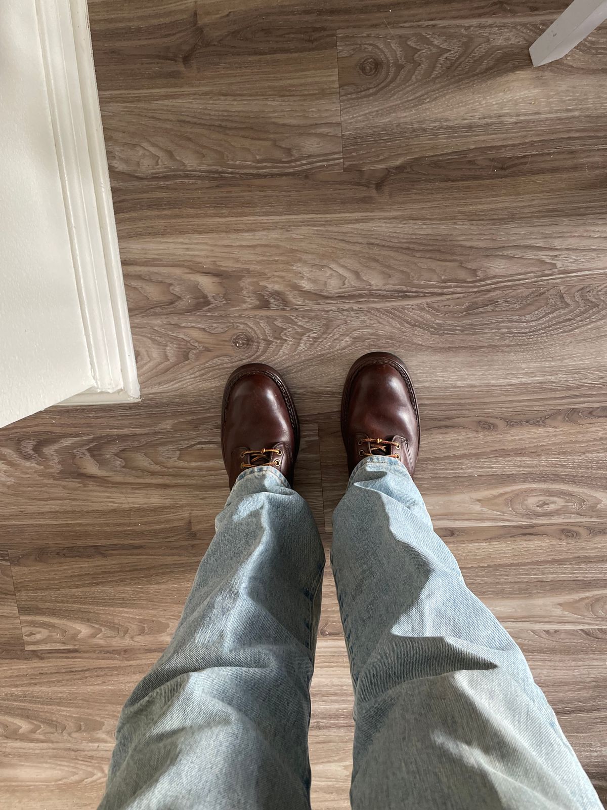 Photo by LeihMeAlone on October 4, 2024 of the White's Packer in Seidel Red Dog Oil Tan.