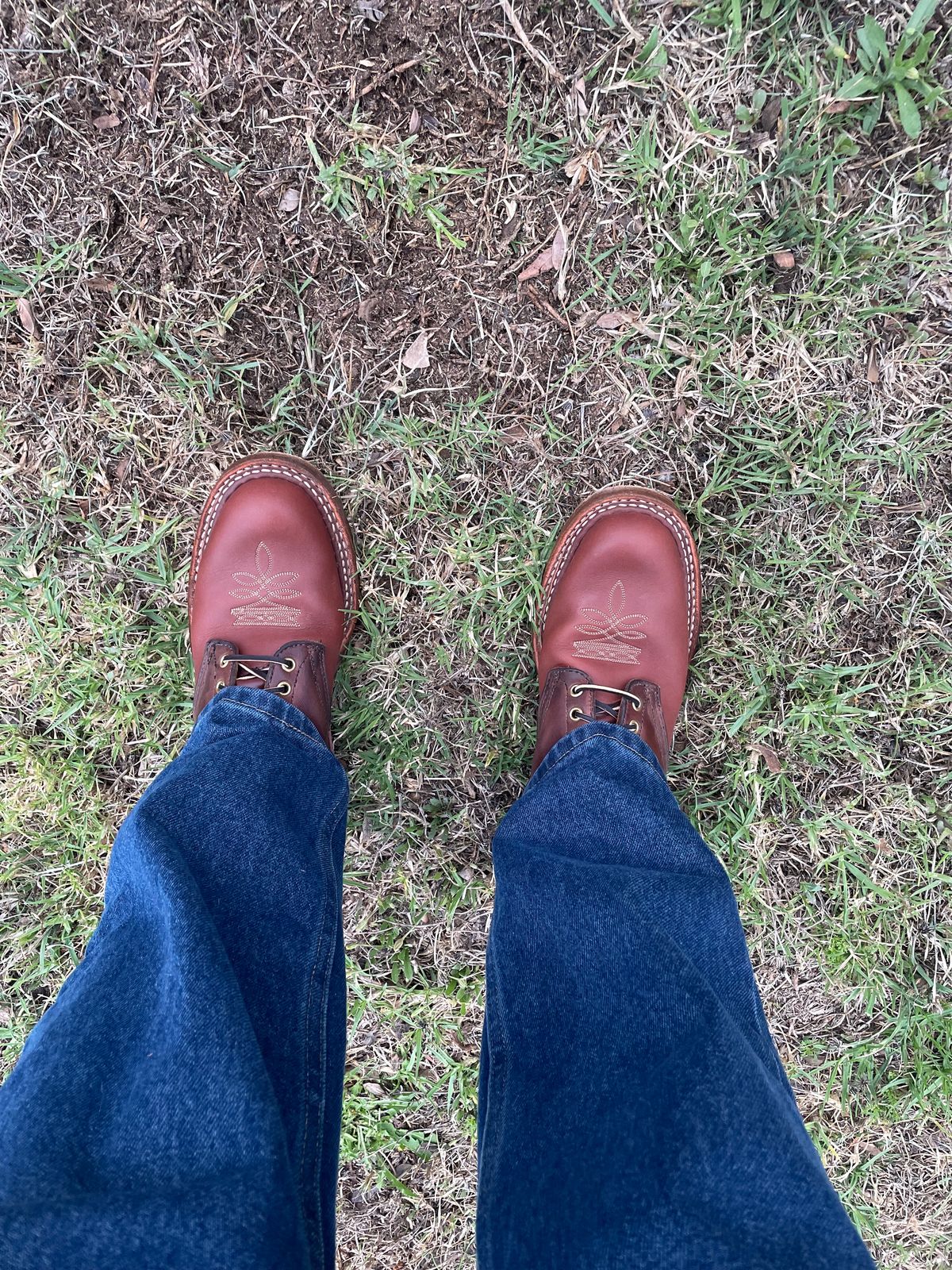 Photo by LeihMeAlone on May 17, 2026 of the White's Packer in Seidel Red Dog Oil Tan.