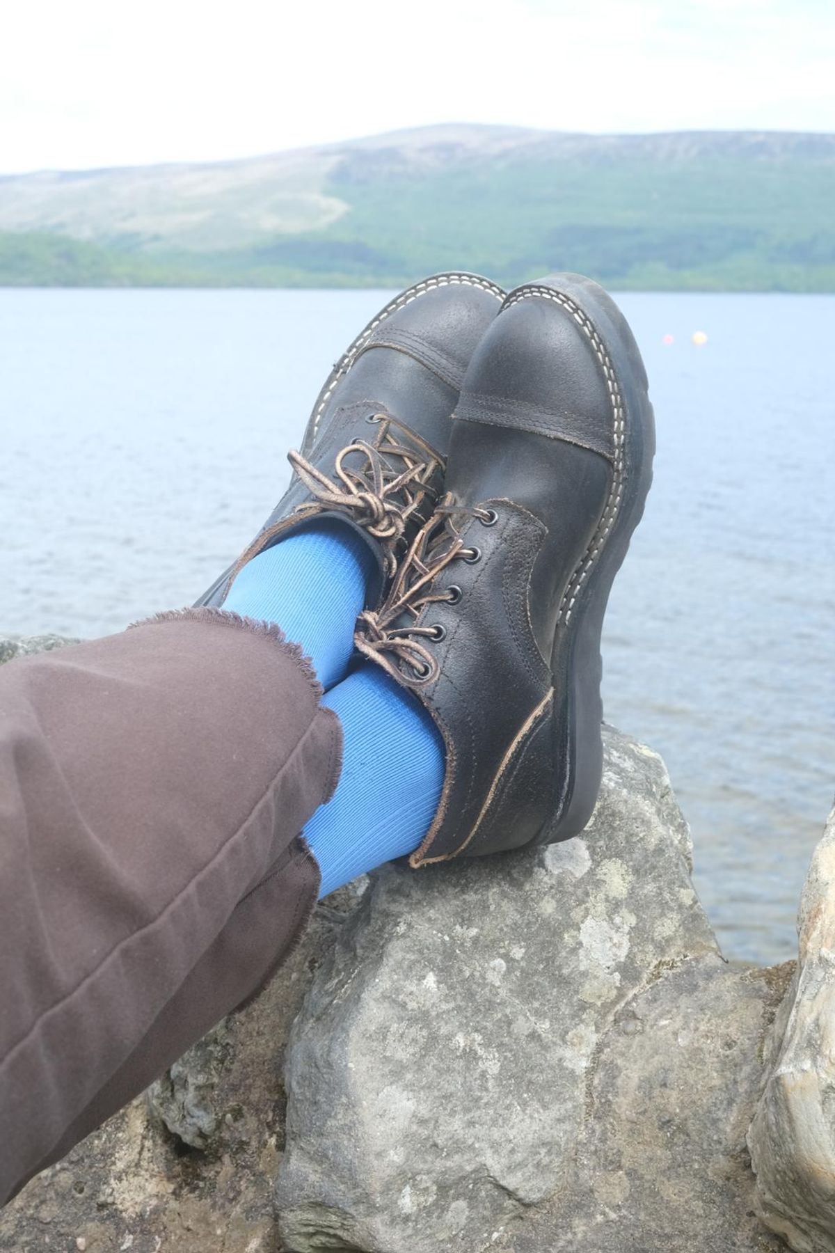 Photo by AnyMajorDude on May 19, 2025 of the Nicks MTO in Horween Black Waxed Flesh.
