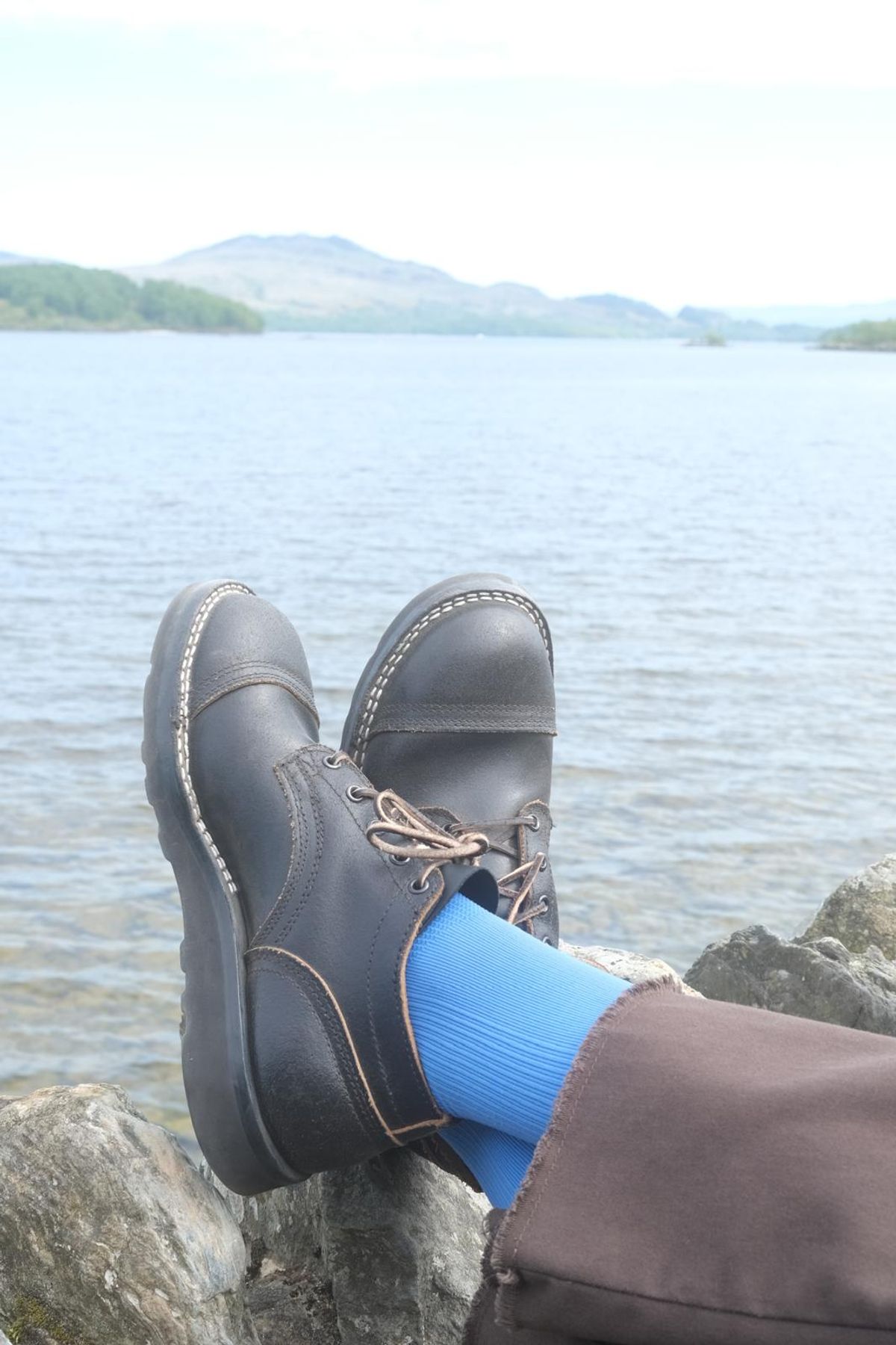 Photo by AnyMajorDude on May 19, 2025 of the Nicks MTO in Horween Black Waxed Flesh.