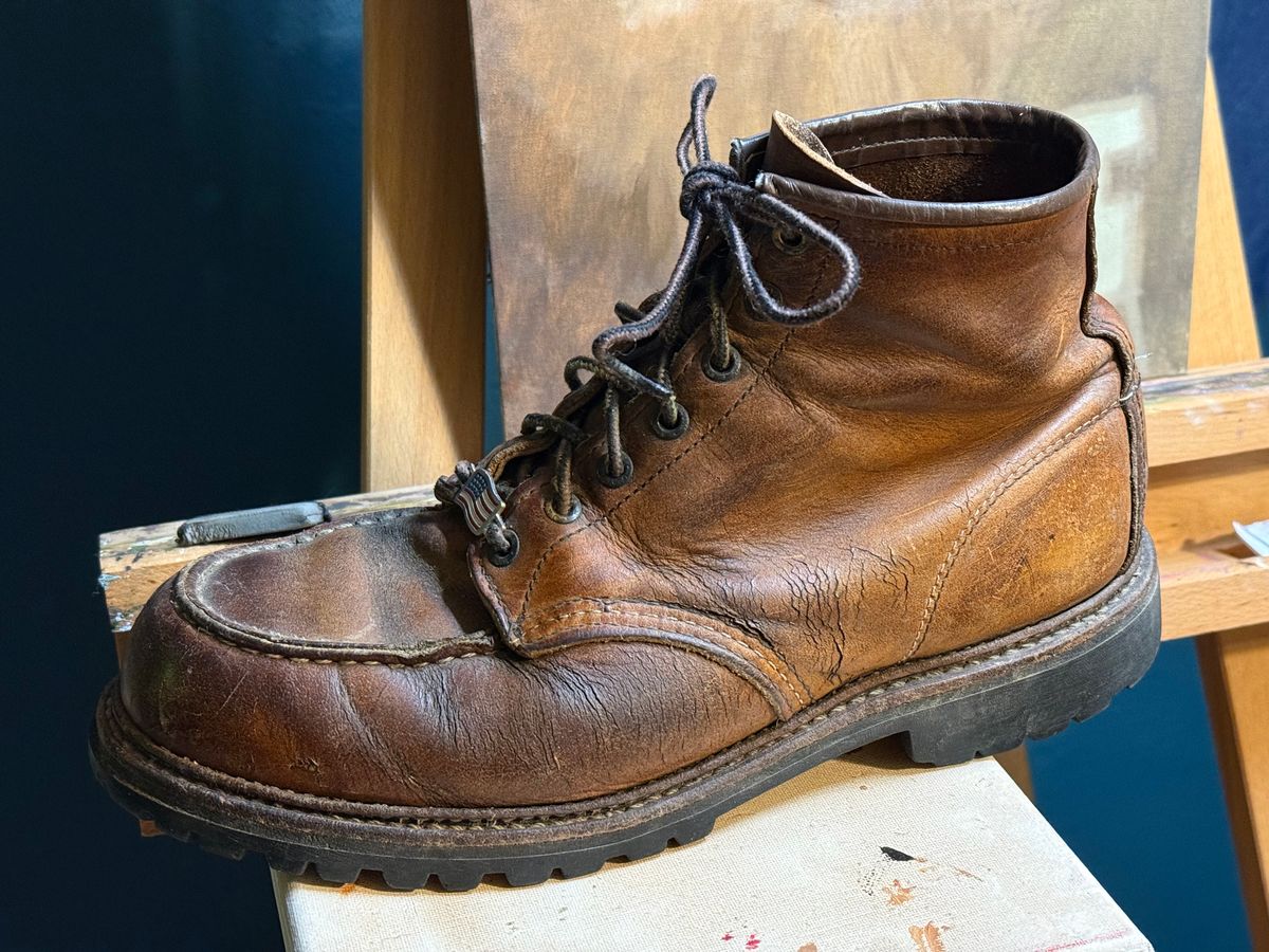Photo by ludwigvan88 on March 14, 2025 of the Red Wing Cooper Moc in S.B. Foot Copper Rough and Tough.