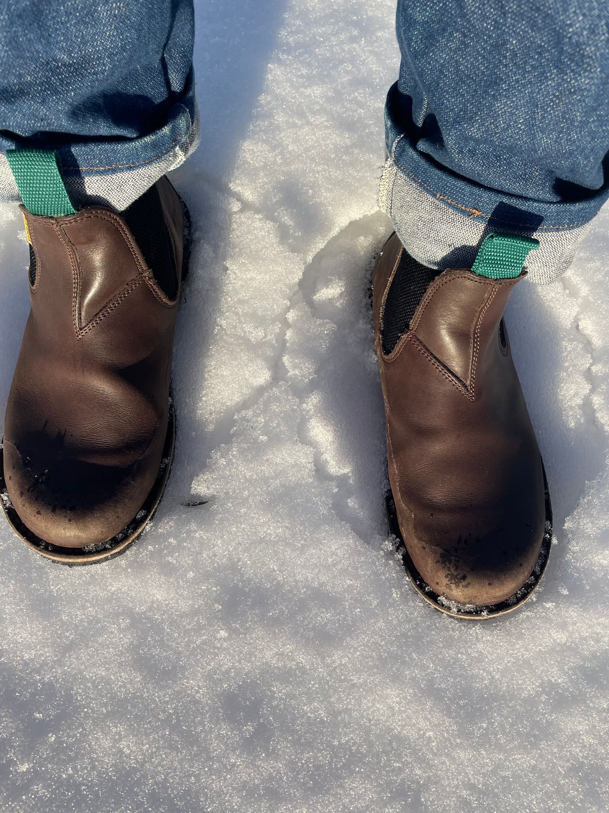 Photo by Chief_keef on February 7, 2026 of the Jim Green Stockman in Brown Full Grain.