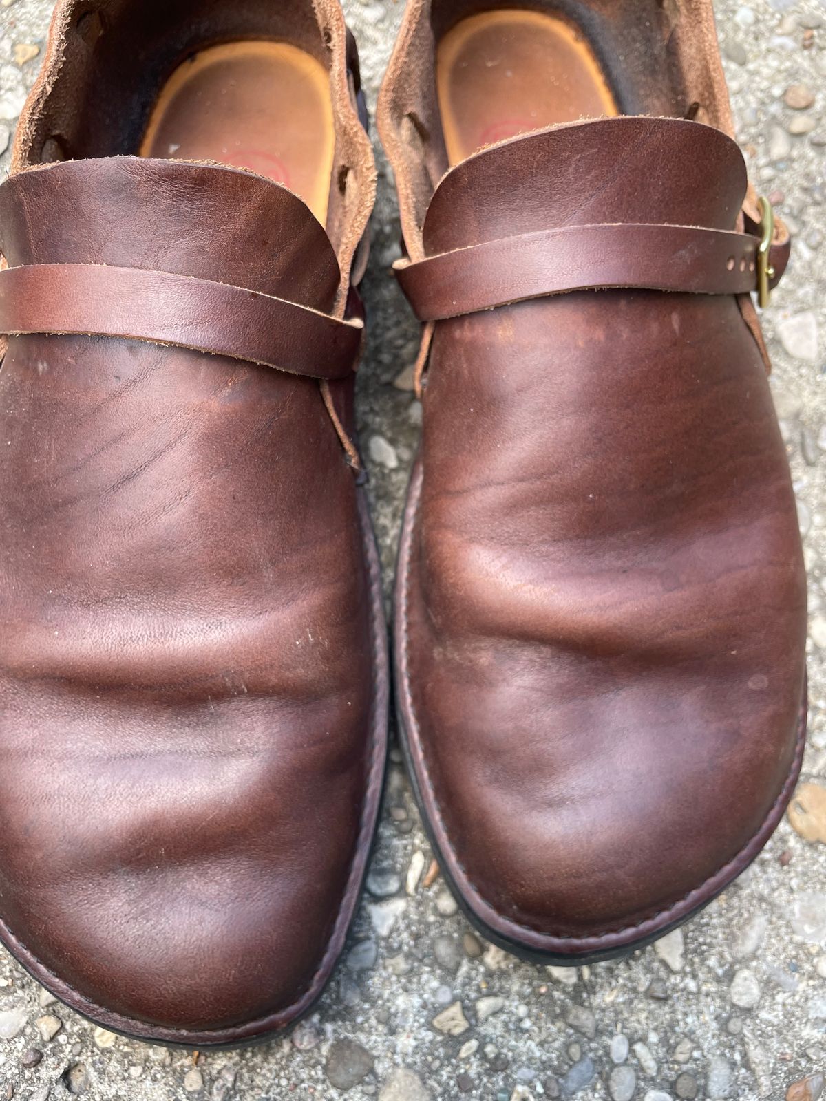 Photo by Chief_keef on July 2, 2026 of the Aurora Shoe Co. Middle English in Horween Brown Chromexcel.