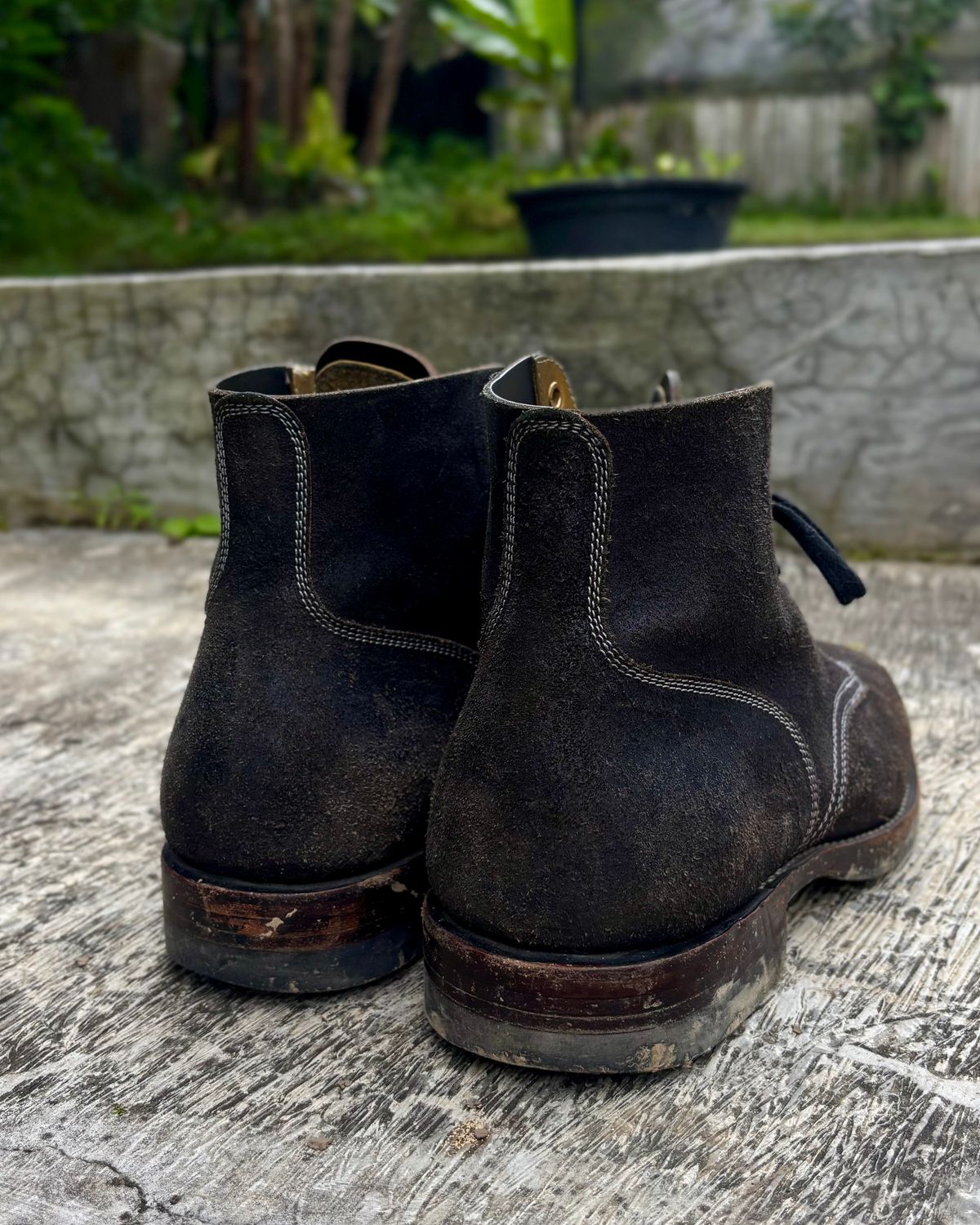 Photo by hamzahotae on January 3, 2026 of the Sagara Boondocker in Reverse Arborwax - Natural Overdyed.