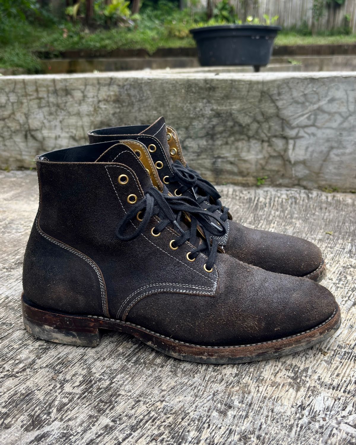 Photo by hamzahotae on January 3, 2026 of the Sagara Boondocker in Reverse Arborwax - Natural Overdyed.