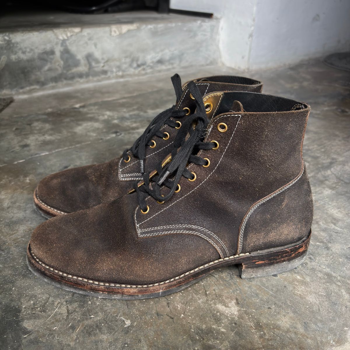 Photo by hamzahotae on March 2, 2026 of the Sagara Boondocker in Reverse Arborwax - Natural Overdyed.