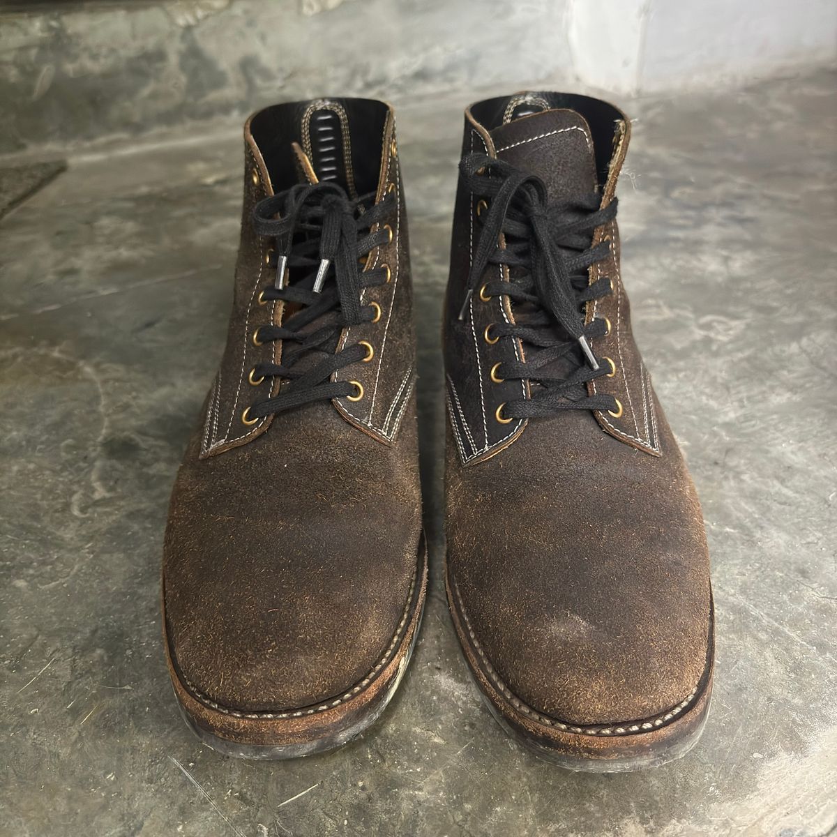 Photo by hamzahotae on April 2, 2026 of the Sagara Boondocker in Reverse Arborwax - Natural Overdyed.