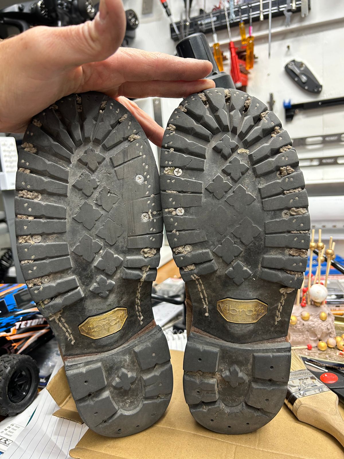 Photo by workman on October 2, 2025 of the Nicks BuilderPro in Seidel 1964 Brown Roughout.