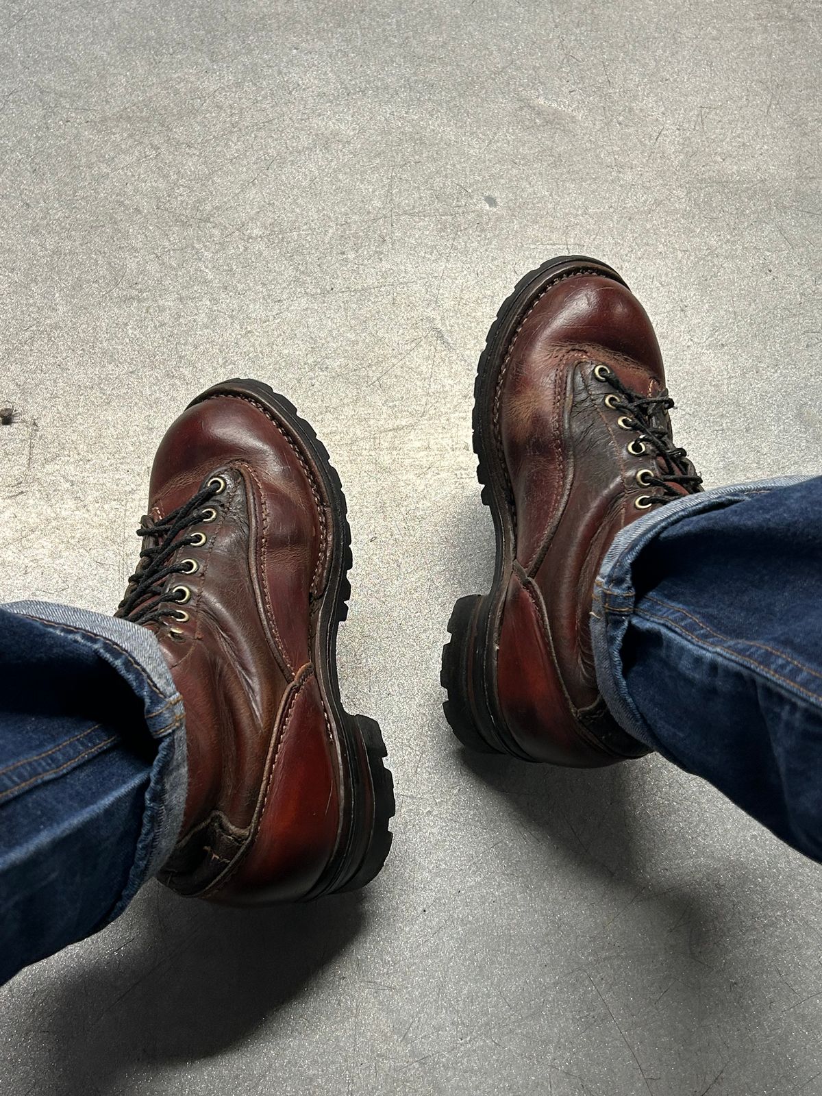 Photo by gsgarza on August 28, 2025 of the Wesco Jobmaster in Unknown Natural Veg Tan.