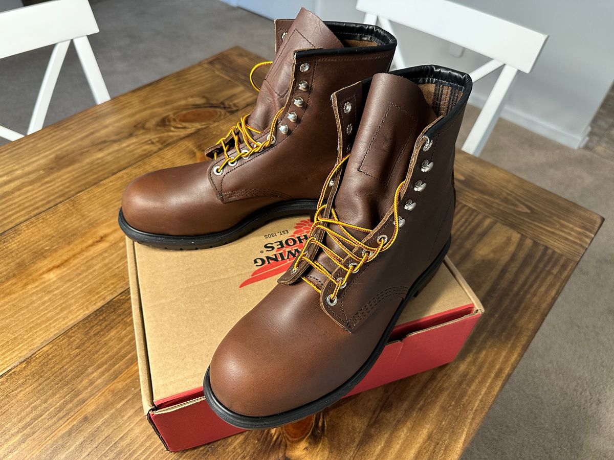 Photo by 5solas_1Ti2.56 on June 18, 2026 of the Red Wing 2533 in Red Wing Leather (Full Grain, Oiled).