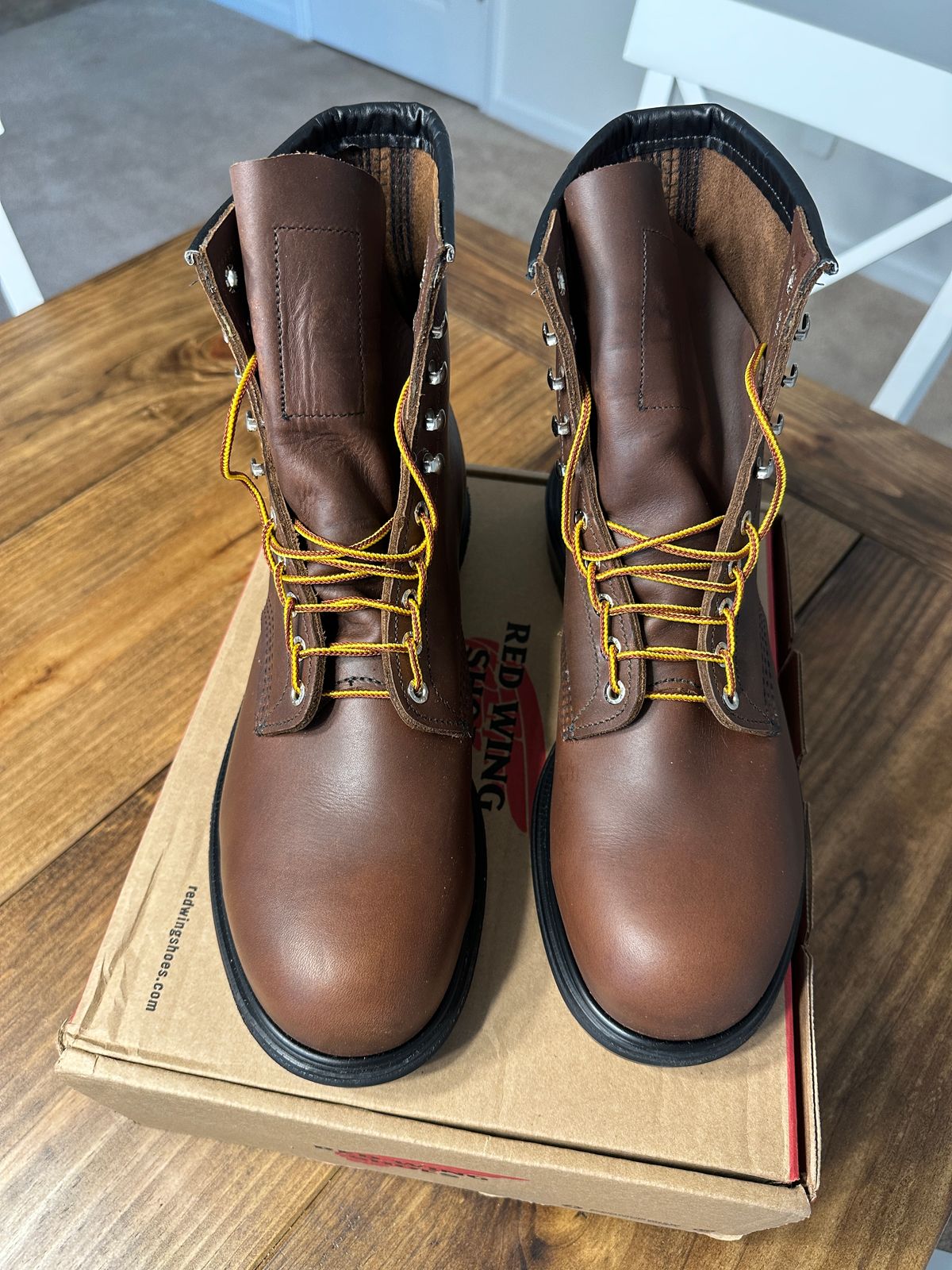 Photo by 5solas_1Ti2.56 on June 18, 2026 of the Red Wing 2533 in Red Wing Leather (Full Grain, Oiled).