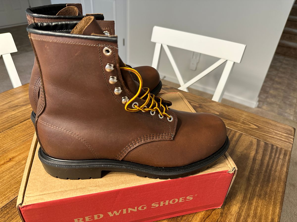 Photo by 5solas_1Ti2.56 on June 18, 2026 of the Red Wing 2533 in Red Wing Leather (Full Grain, Oiled).