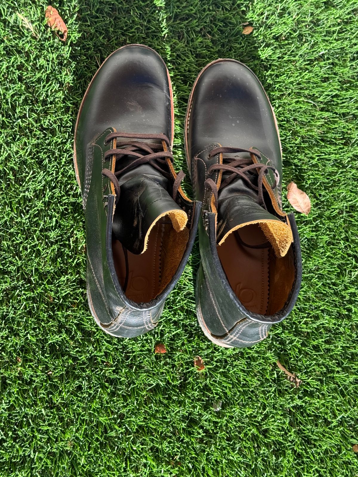 Photo by branconn23 on December 5, 2025 of the Red Wing Beckman Flatbox in S.B. Foot Black Klondike.