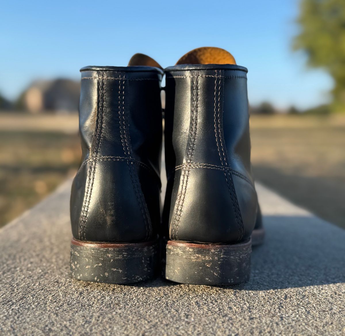 Photo by branconn23 on January 5, 2026 of the Red Wing Beckman Flatbox in S.B. Foot Black Klondike.