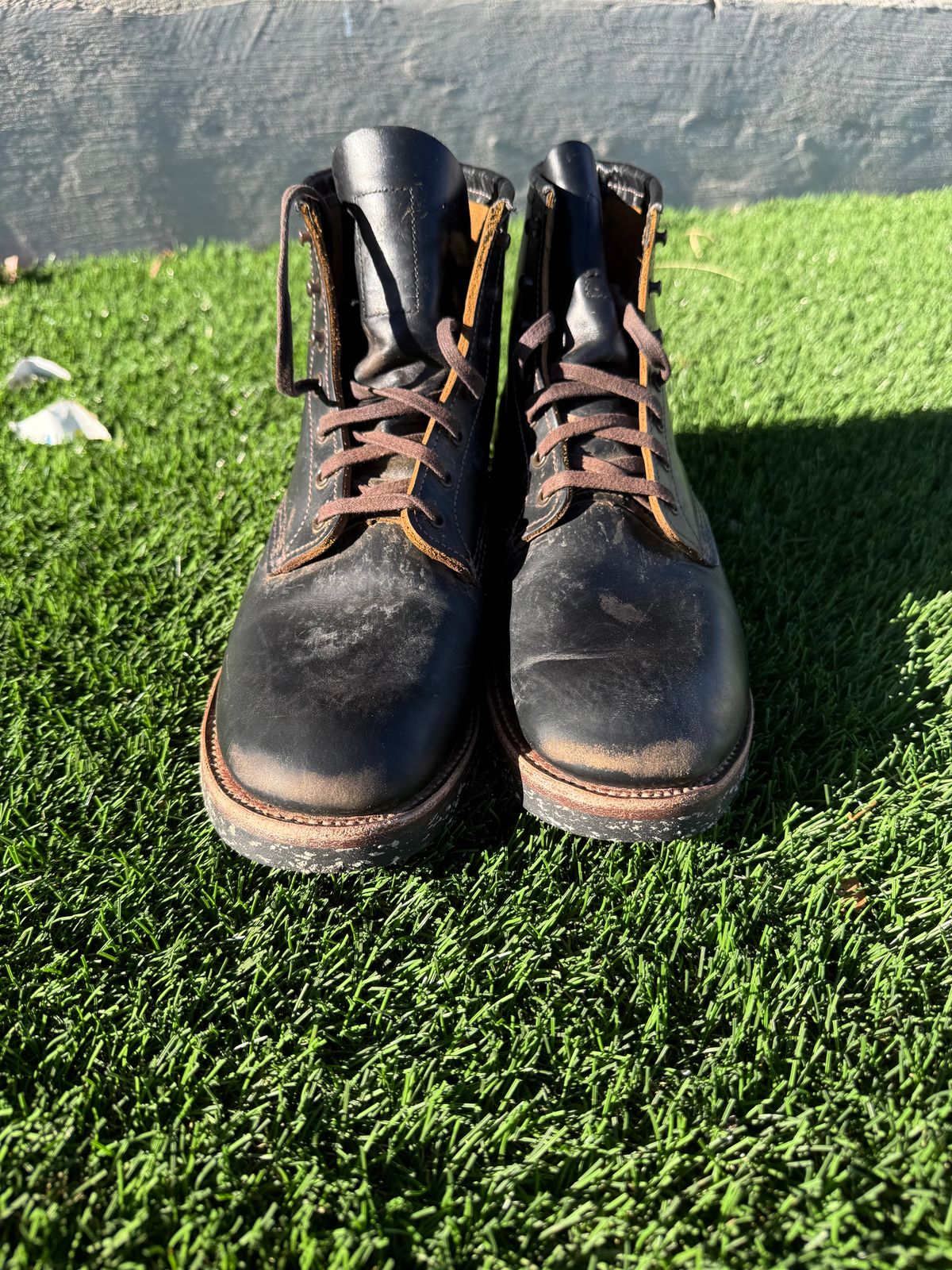 Photo by branconn23 on February 5, 2026 of the Red Wing Beckman Flatbox in S.B. Foot Black Klondike.