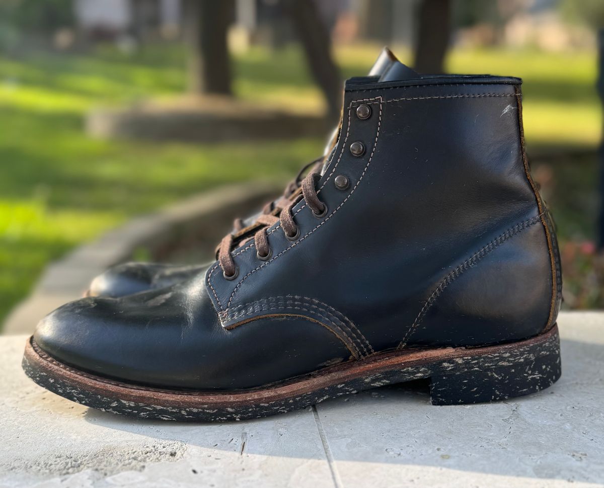 Photo by branconn23 on March 22, 2026 of the Red Wing Beckman Flatbox in S.B. Foot Black Klondike.