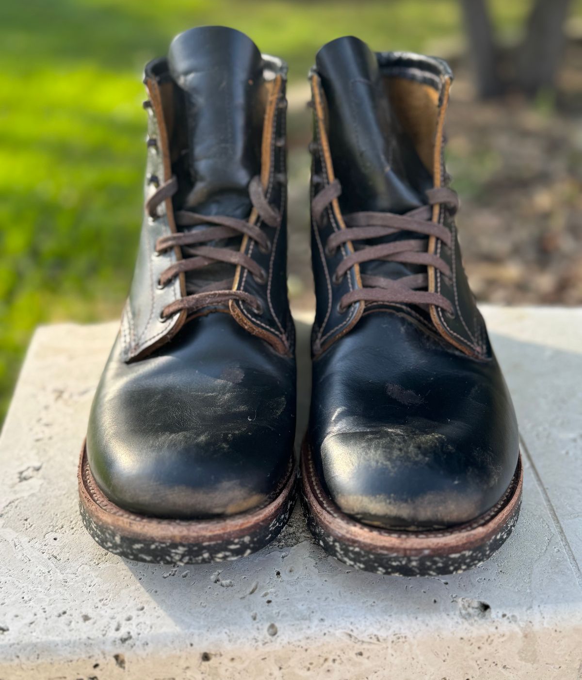 Photo by branconn23 on March 22, 2026 of the Red Wing Beckman Flatbox in S.B. Foot Black Klondike.