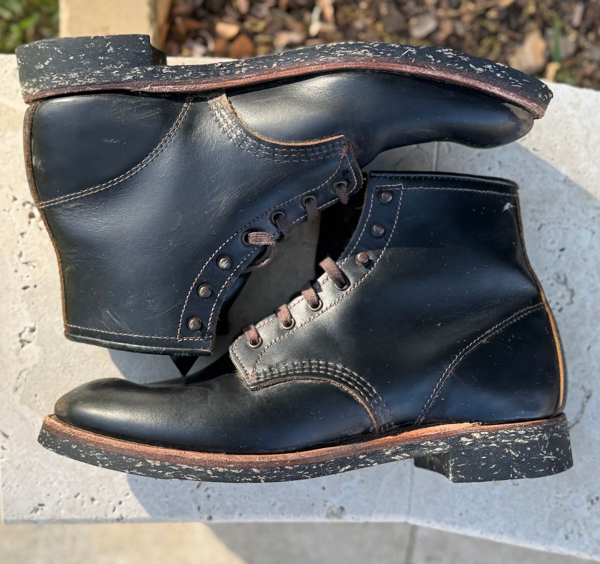 Photo by branconn23 on March 22, 2026 of the Red Wing Beckman Flatbox in S.B. Foot Black Klondike.