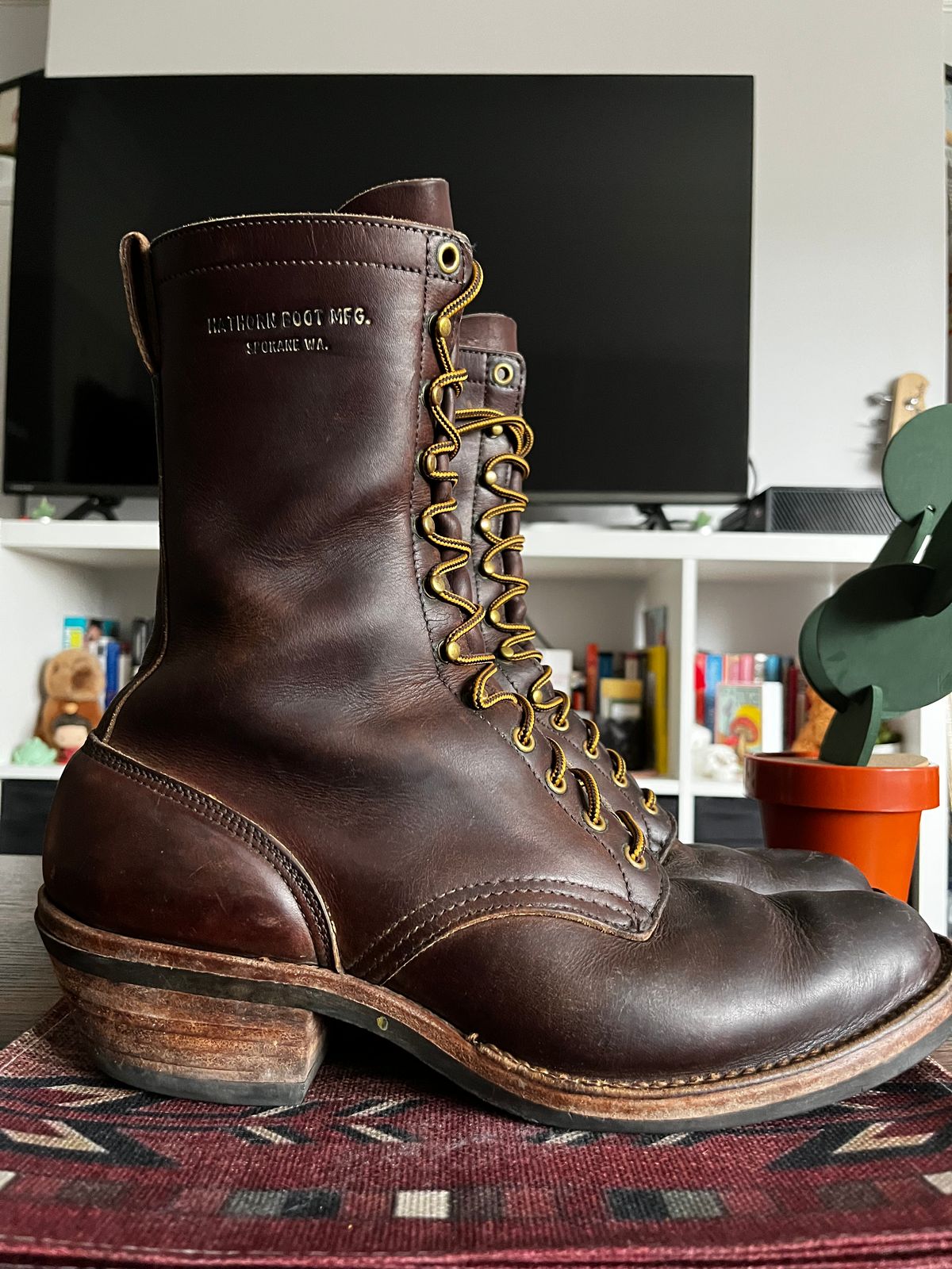 Photo by doylio on March 1, 2026 of the White's Hathorn Packer in Unknown Leather.