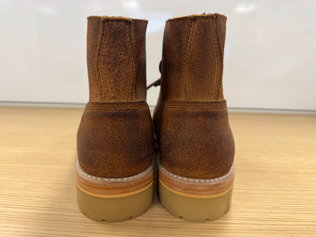 Photo by SlightShoeProblem on November 4, 2025 of the The Urban Wolf Club Colt in Brown Waxed Rough Out.