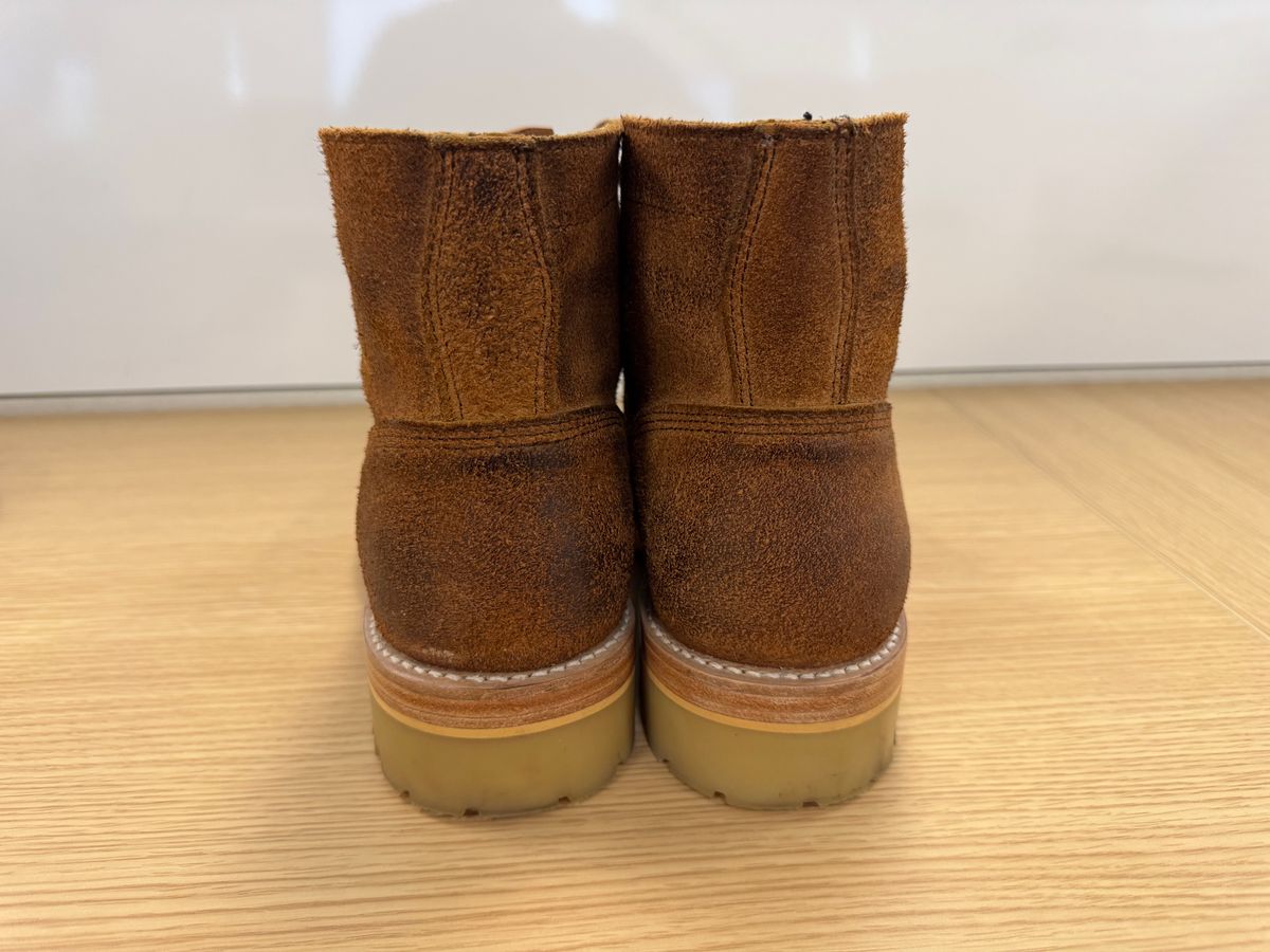 Photo by SlightShoeProblem on December 5, 2025 of the The Urban Wolf Club Colt in Brown Waxed Rough Out.